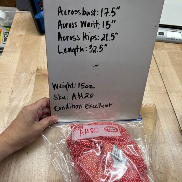 & Other Stories Red Floral Sleeveless Mini Summer Dress Size 10 - Picture 12 of 13